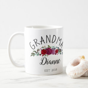 Mug café grand-mère personnalisé