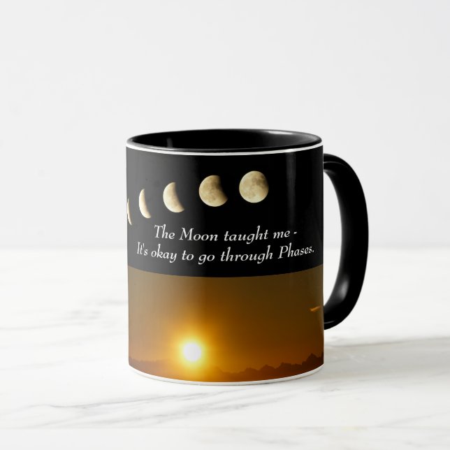 Mug Café Inspiration Spirituelle De Sun Moon (Devant droit)