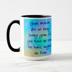 Mug Café Inspirationnel Personnalisé Combo De 15 oz 