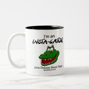 Mug café intérieur noir avec logo de l'équipe de r