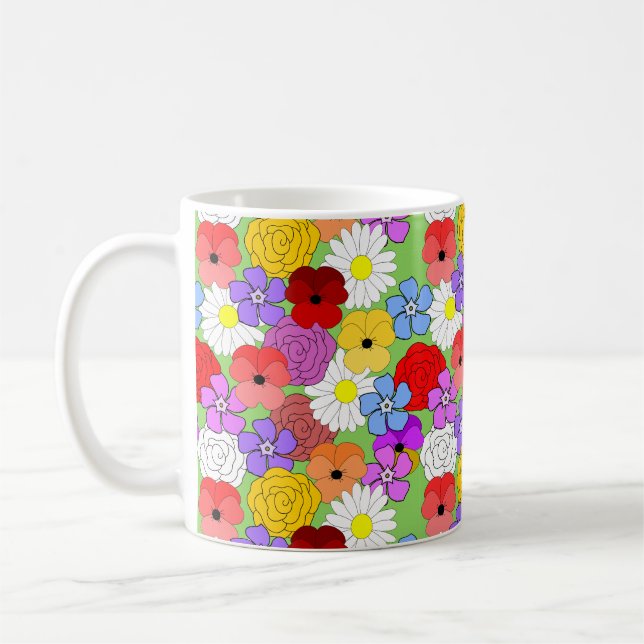 Mug café Jardin Fleur (Gauche)