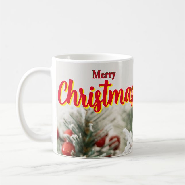 Mug Café joyeux Noël Venezuela, personnalisable (Gauche)