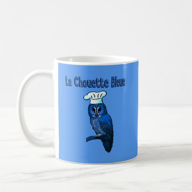 Mug Café La Chouette Bleue (Gauche)