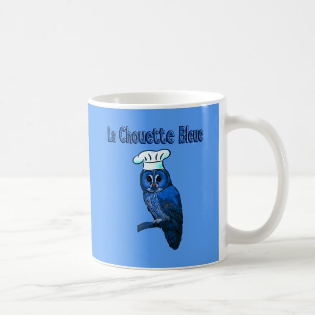 Mug Café La Chouette Bleue (Droite)