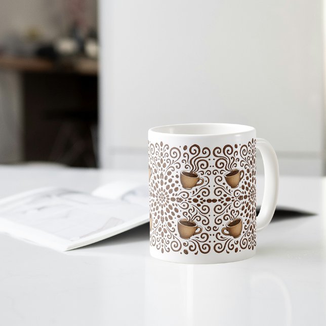 Mug Café Mandala (Créateur téléchargé)