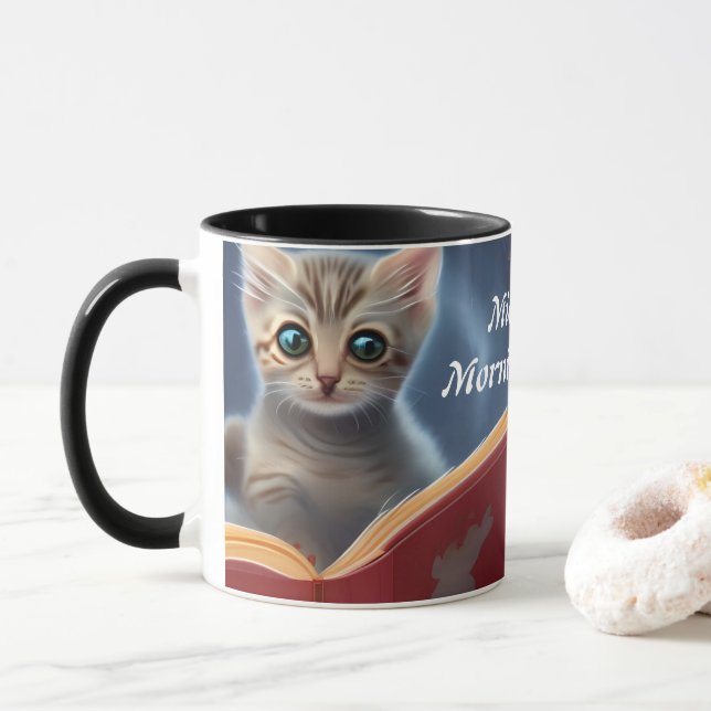 Mug Café Matin Michele Personnalisé Personnalisé (Avec donut)