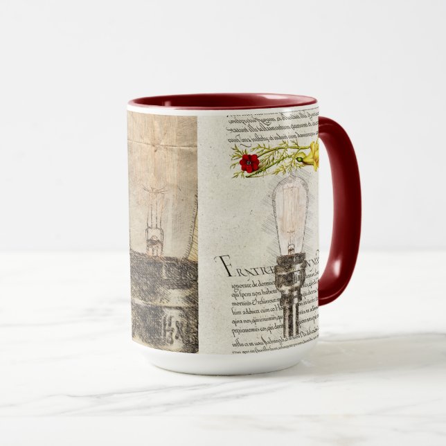 Mug café mignon vintage (Devant droit)