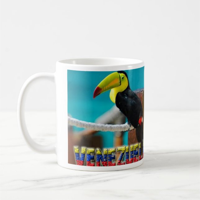 Mug Café mug I love Venezuela, personnalisable (Gauche)