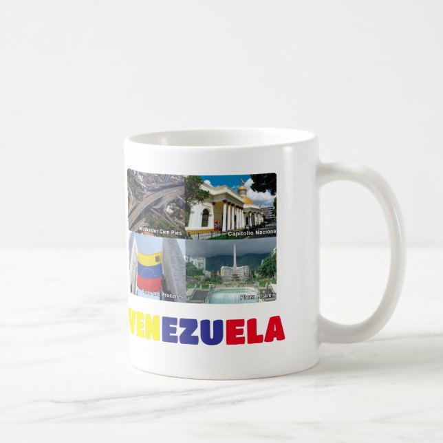 Mug Café mug I love Venezuela, personnalisable (Droite)