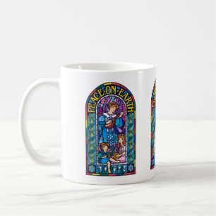 Mug Café-mug Vitrail de paix sur terre