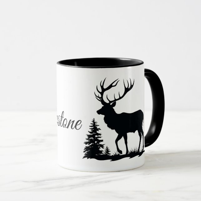 Mug Café Mug-Yellowstone Elk (Devant droit)