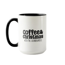 Café & Noël avec votre propre texte personnalisé