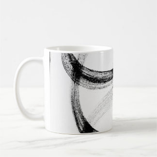 Mug café noir et blanc moderne