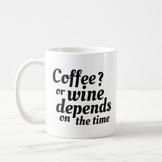 Mug Café Ou Vin Amusant (Gauche)