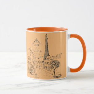 Mug Café Paris Bicolore