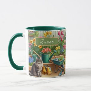 Mug Café personnalisé Amoureux de les jardins