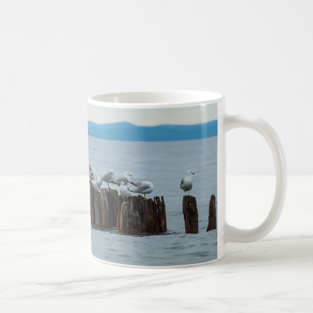 Mug café petit déjeuner de la mouette (Droite)