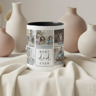 Mug Café photo personnalisé pour le meilleur papa mode