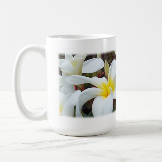 Mug café Plumeria 2 (Gauche)