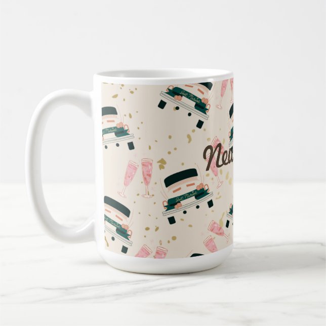 Mug café pour jeunes mariés, Cadeaux de mariage (Gauche)
