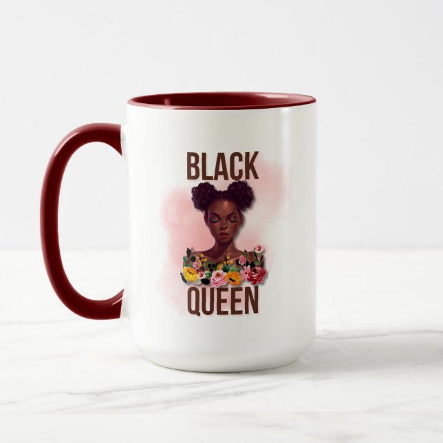 Mug Café Queen noir (Gauche)