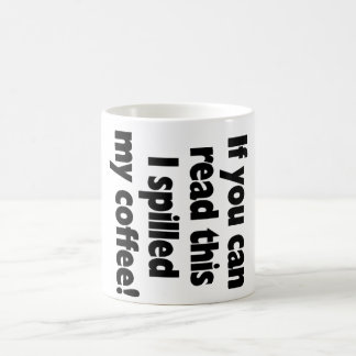 Mug Café renversé ! OMG !