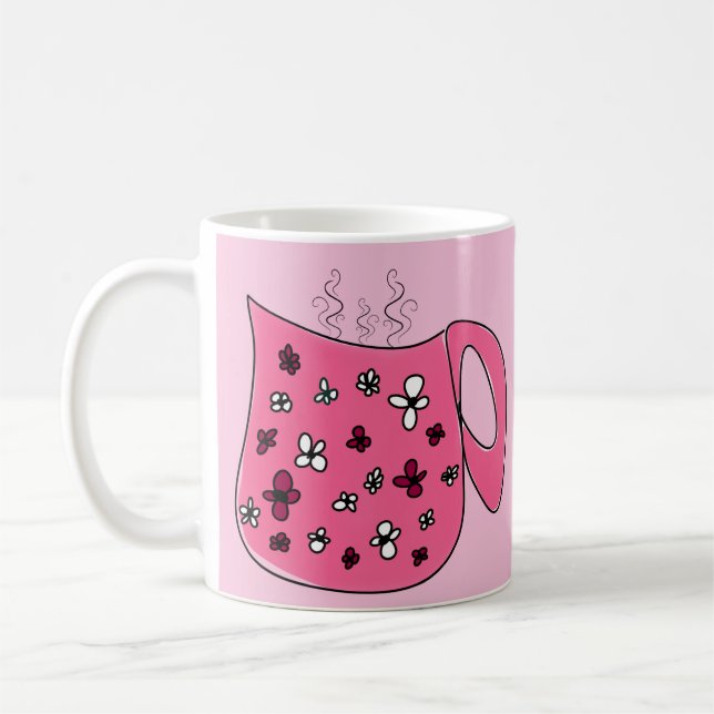 Mug Café rose (Gauche)