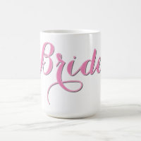 Mug Café Rose Mariée, Tasse de Mariage Cadeau pour