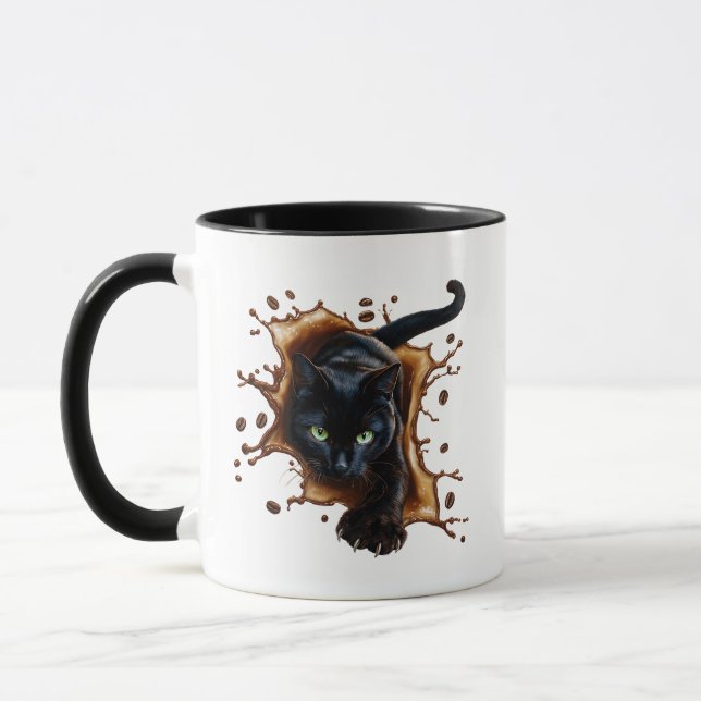 Mug Café Splash Black Cat (Gauche)