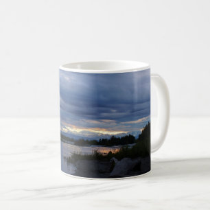 Mug café Sunset de l'Alaska de minuit