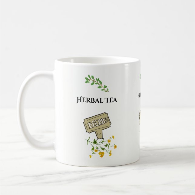Mug Café/tasse à thé "Herbal Tea" (Gauche)