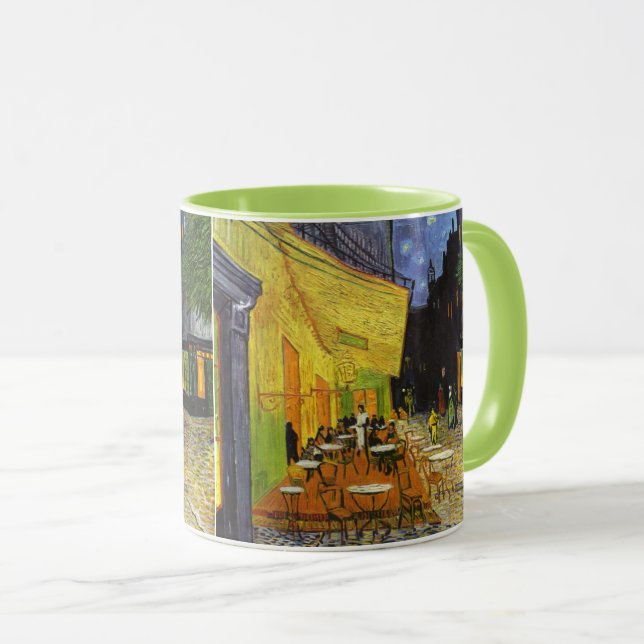 Mug Café Terrasse à Night par van Gogh (Devant droit)