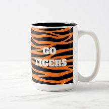Mug café tigre personnalisé