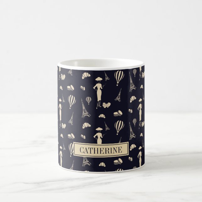 Mug café Vintage classique 50's (Centre)
