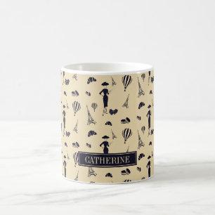 Mug café Vintage classique 50's