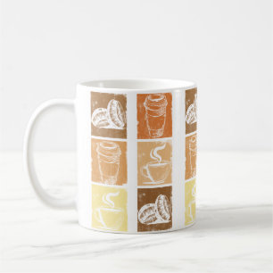 Mug Café vintage en détresse, cadeau aux accros de la 