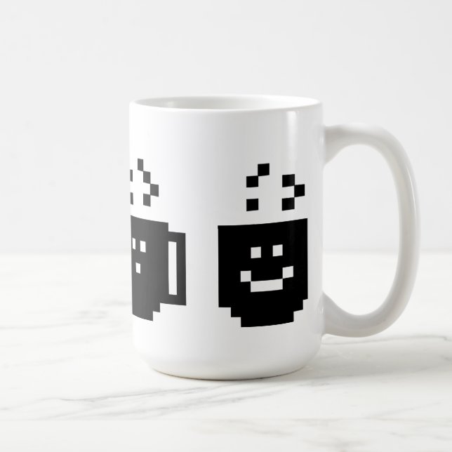 Mug Caféine du besoin de pixels aussi (Droite)