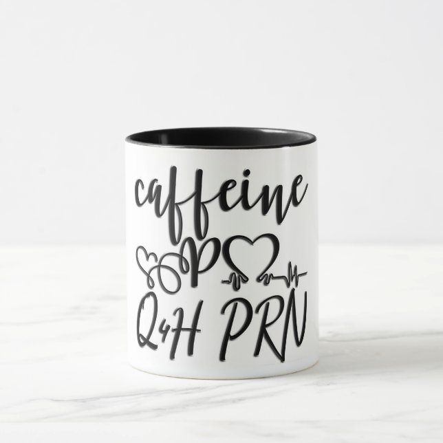 Mug Caféine PO Q4H PRN/infirmière/médecin (Centre)