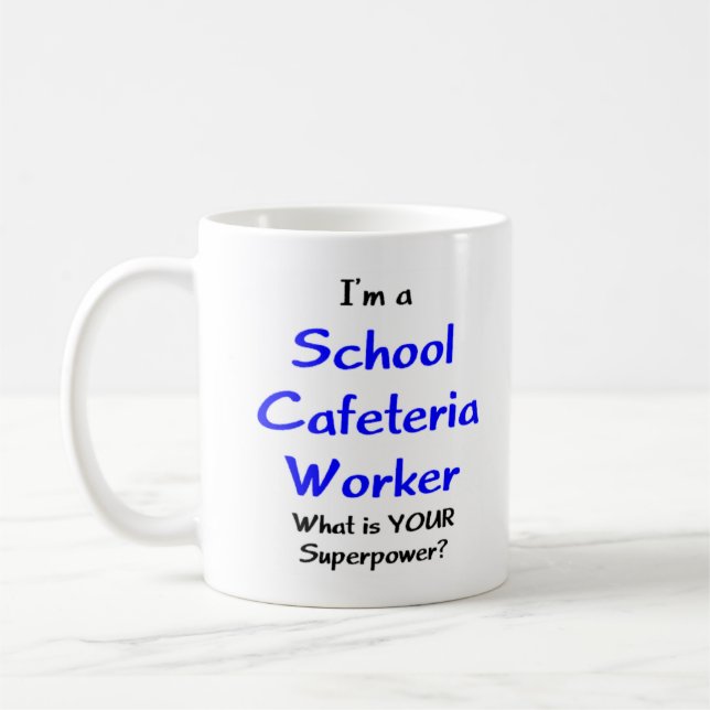 Mug cafeteria worker school (Gauche)