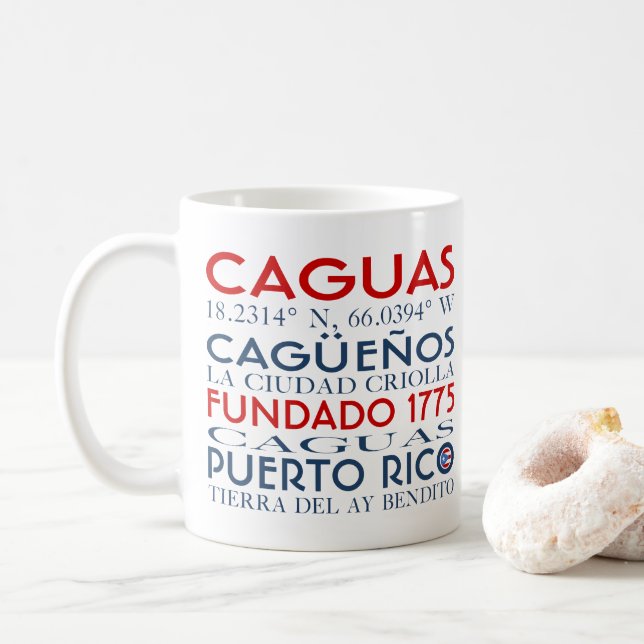Mug Caguas, Porto Rico (Avec donut)