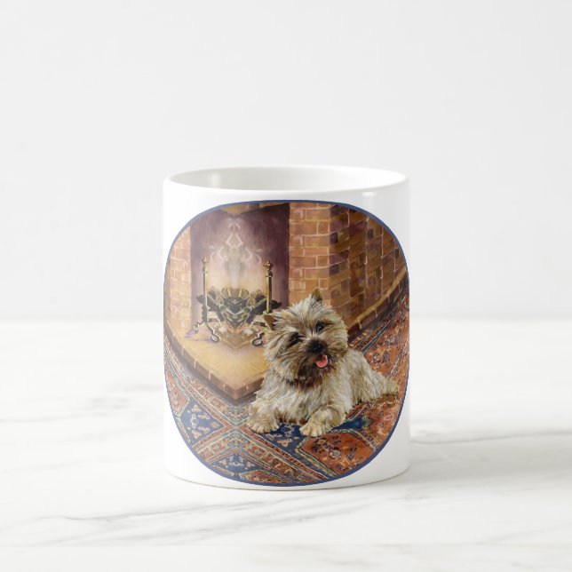 Mug Cairn Terrier par Cheminée confortable (Centre)