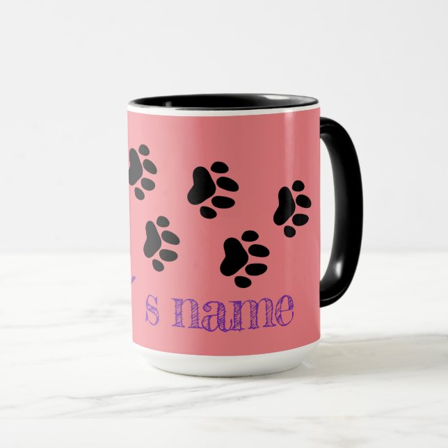 Mug Caisse de chat personnalisable (Devant droit)