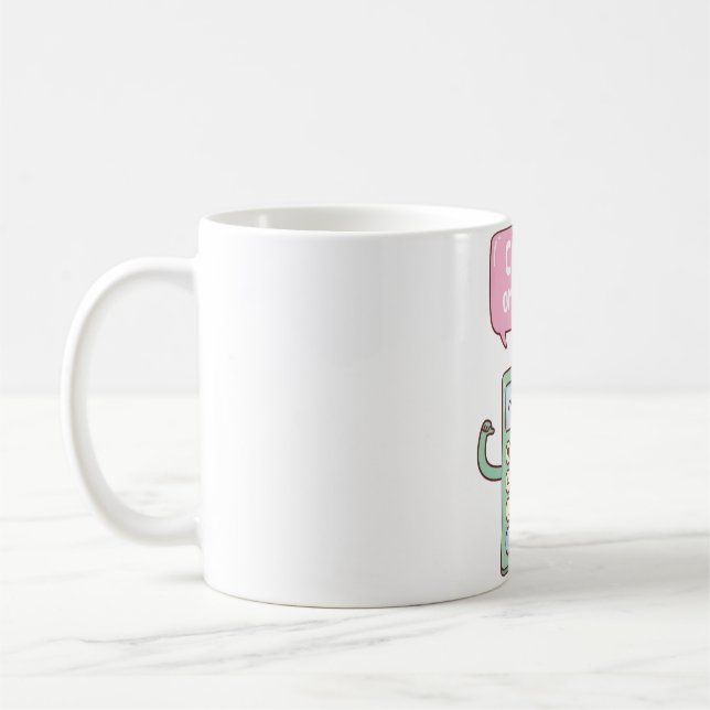 Mug Calcul mignon Compter Sur Moi Pun (Gauche)