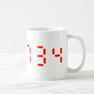 Mug Calculatrice LED Bonjour   0,7734