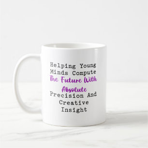 Mug Calculer la précision créative de l'avenir en math