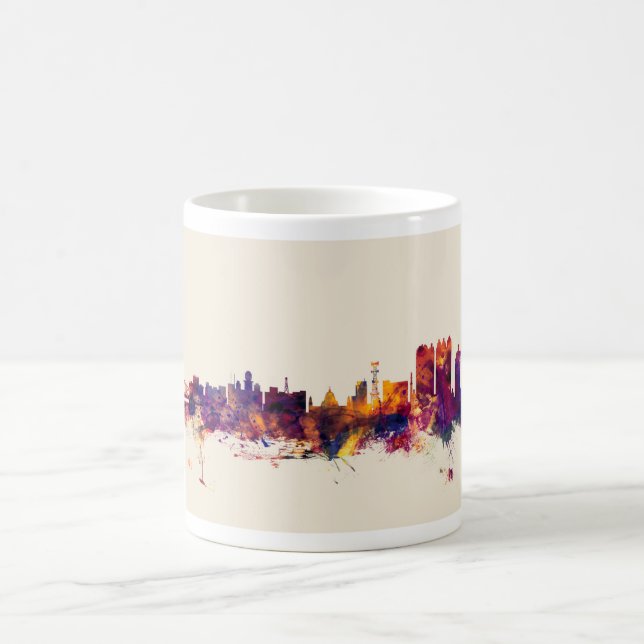 Mug Calcutta Kolkata India Skyline (Centre)