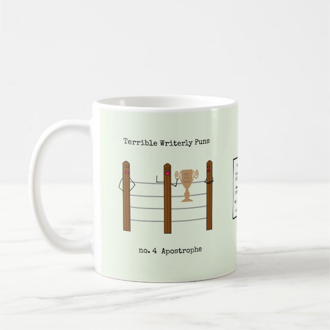 Mug Calembours Writerly terribles (Gauche)