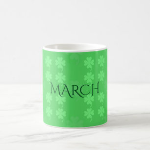 Mug Calendrier Mois par Janz Mars Vert