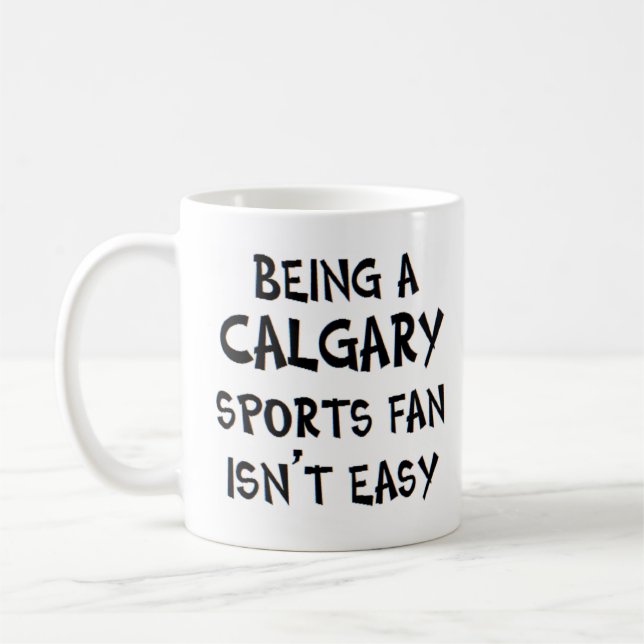 Mug calgary sports fan, being (Gauche)