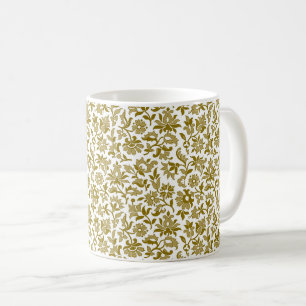 Mug Calico victorien 2, Bouge de café Goldenrod